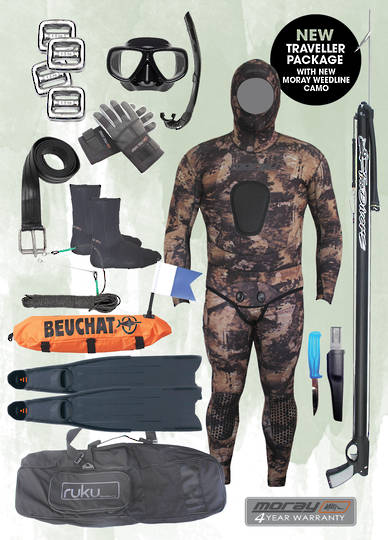Traveller Spearfishing Package | Weedline Camo